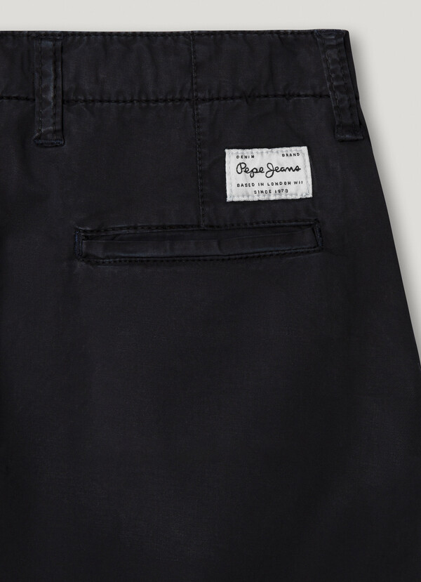 POPLIN CHINO SHORTS