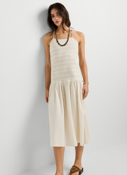 STRAPPY MIDI DRESS