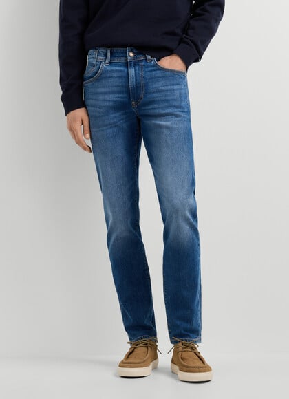 SLIM FIT MID-RISE JEANS - PIPE