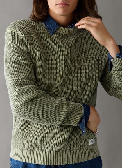 REGULAR FIT CREW NECK KNIT JUMPER