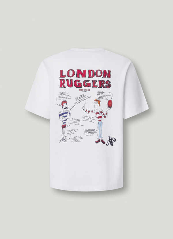 BACK PRINT CASUAL FIT T-SHIRT