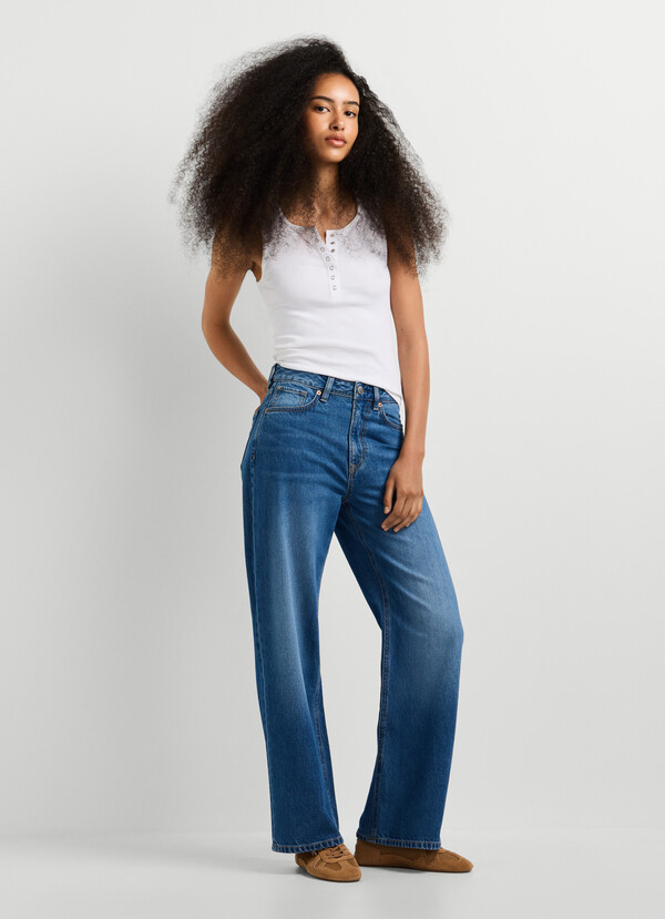 HIGH-RISE STRAIGHT FIT JEANS - LEXA