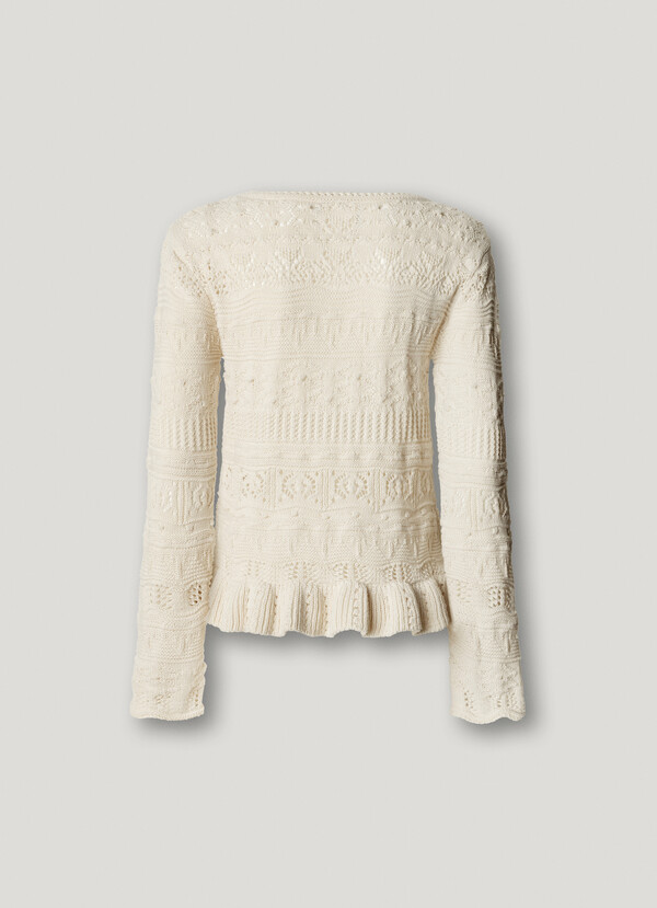 CREW NECK MOULIN&Eacute; JUMPER