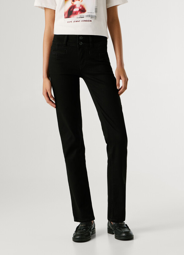 BERYL- MID-RISE STRAIGHT FIT JEANS