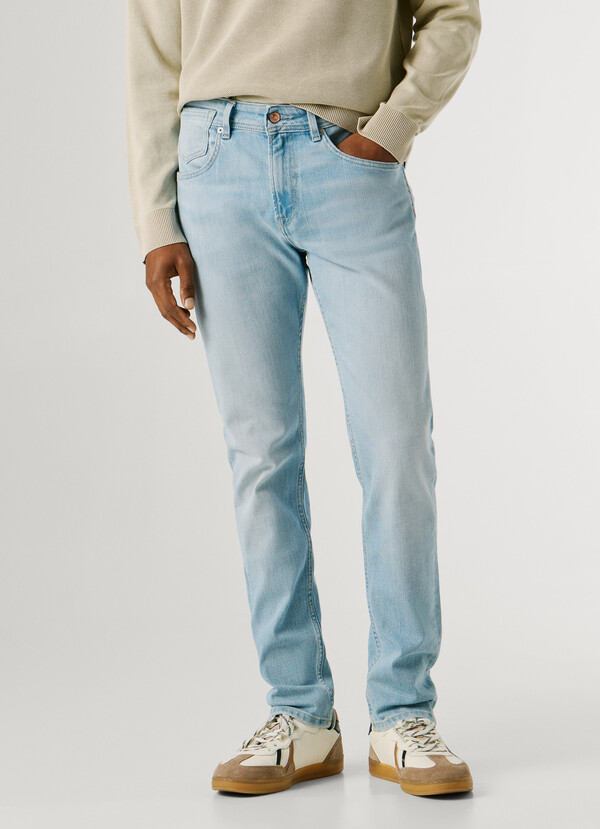 TAPER FIT MID-RISE JEANS - STANLEY