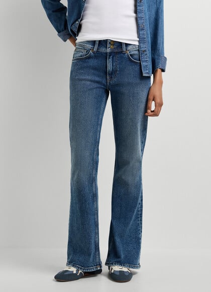 VENUS - MID-RISE FLARE FIT JEANS