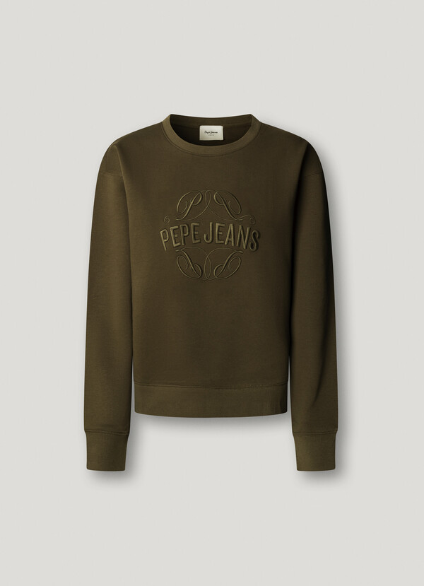 CREW NECK LOGO SWEATSHIRT