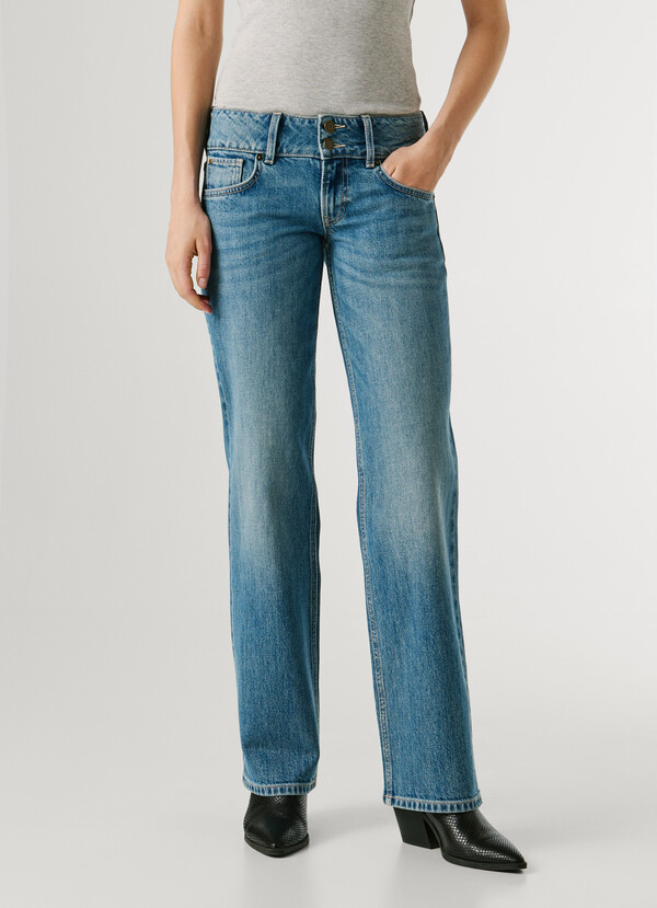 LOW-RISE STRAIGHT FIT JEANS - VENUS