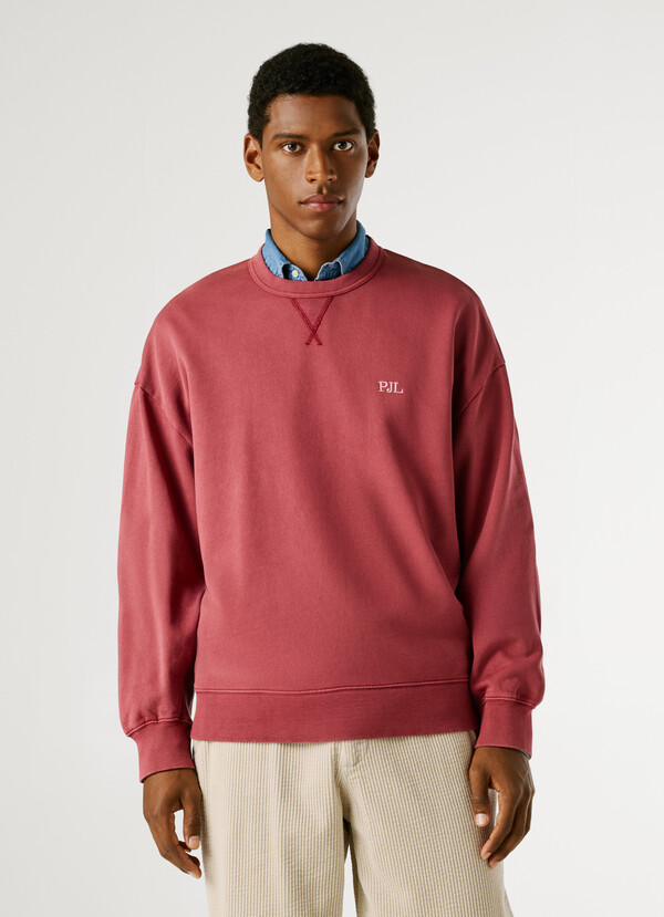 RELAXED FIT CREW NECK SWEATSHIRT