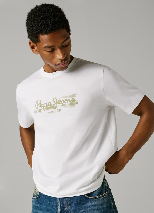 REGULAR FIT LOGO PRINT T-SHIRT