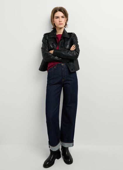 LEXA - HIGH-RISE STRAIGHT FIT JEANS