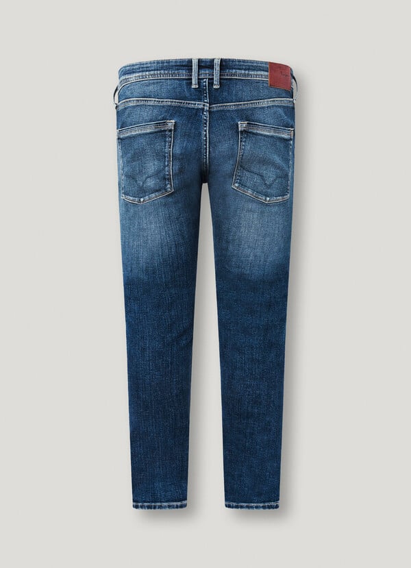 STANLEY - TAPER FIT MID-RISE JEANS