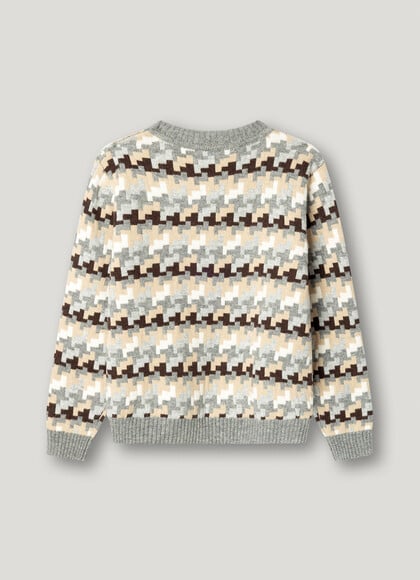 RELAXED FIT CREW NECK KNIT JUMPER