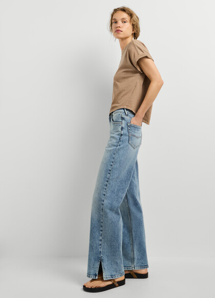 HIGH-RISE STRAIGHT FIT JEANS - LEXA