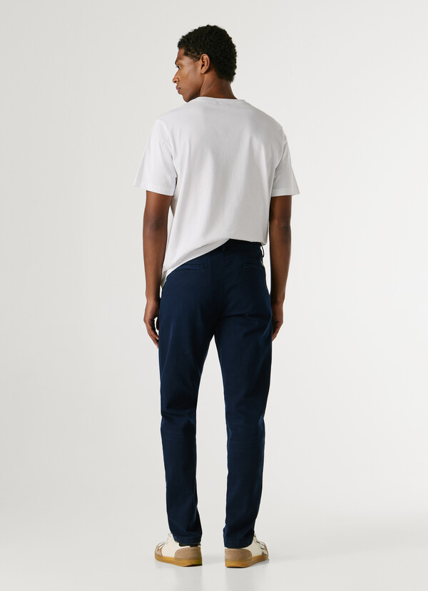 TAPERED FIT CHINO TROUSERS