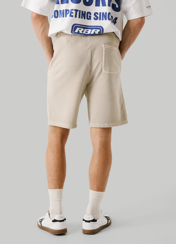 RELAXED FIT FLEECE BERMUDA SHORTS