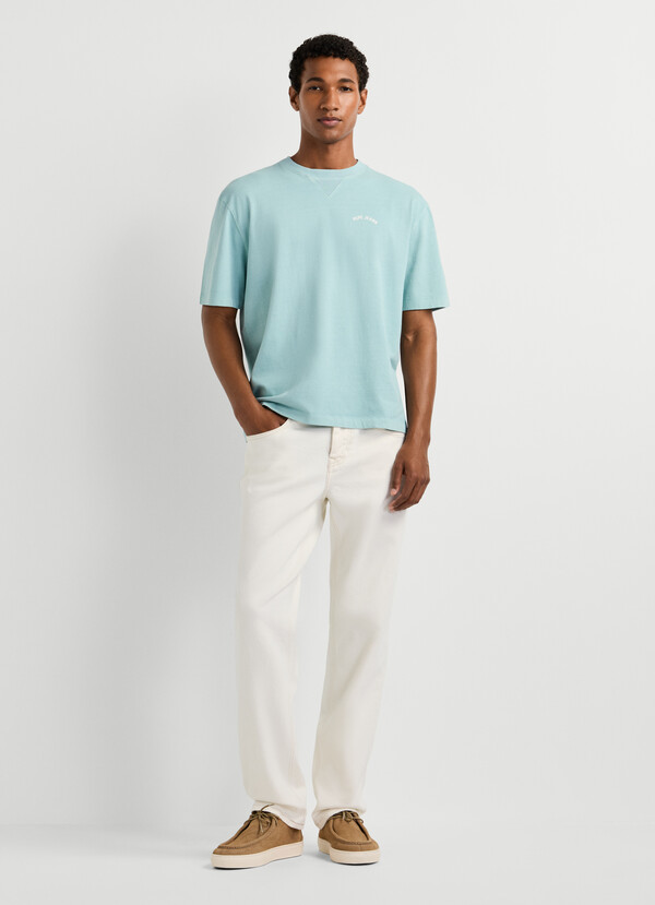 CASUAL FIT LOGO PRINT T-SHIRT