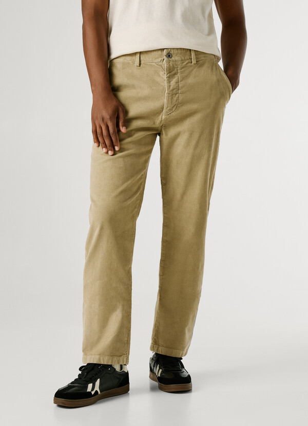 REGULAR FIT CHINO TROUSERS