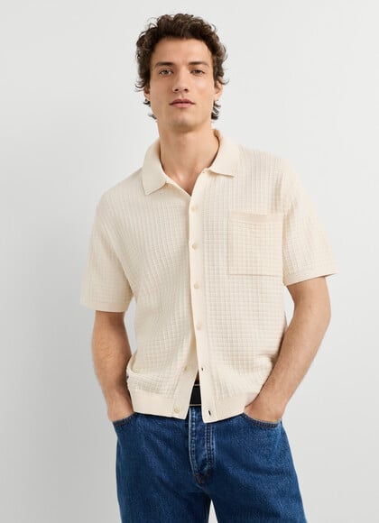 REGULAR FIT KNIT SHIRT
