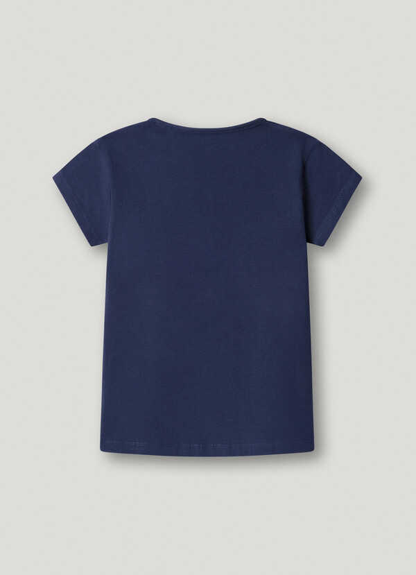 CAMISETA LOGO GLITTER FIT SLIM