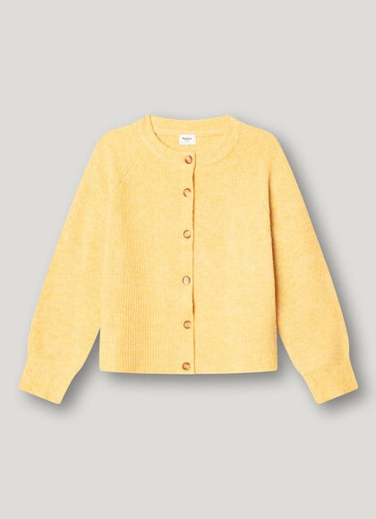 BUTTON-UP KNIT CARDIGAN