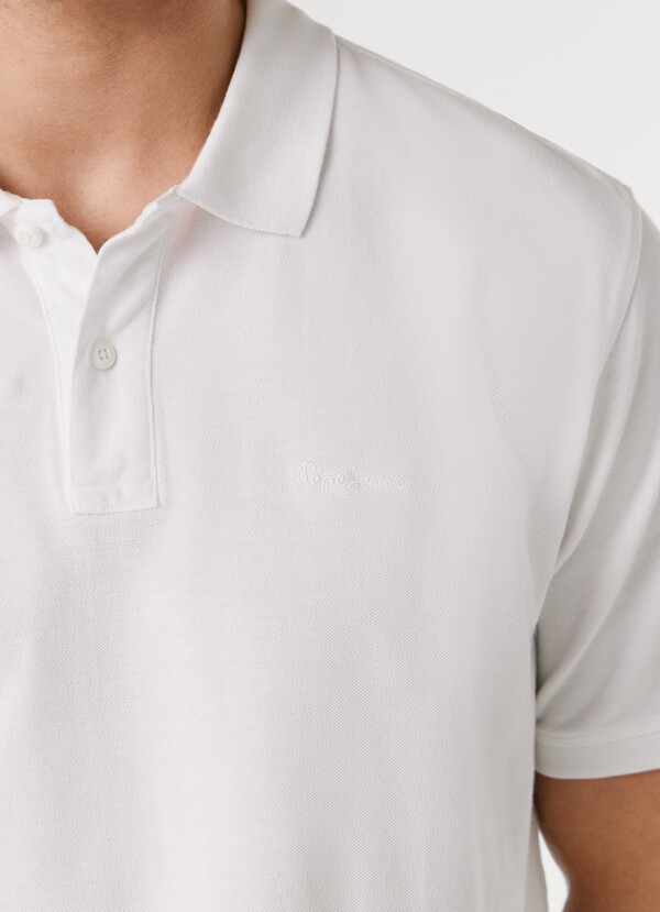 GARMENT DYED PIQUE POLO SHIRT
