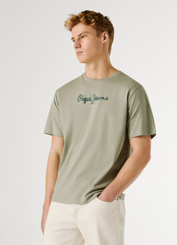 REGULAR FIT LOGO PRINT T-SHIRT