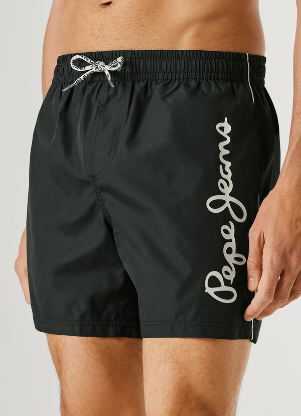 PRINTED LOGO SWIM SHORTS