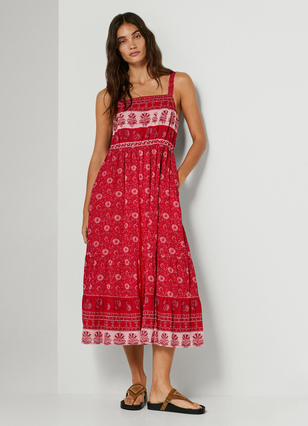 FLORAL PRINT MAXI DRESS
