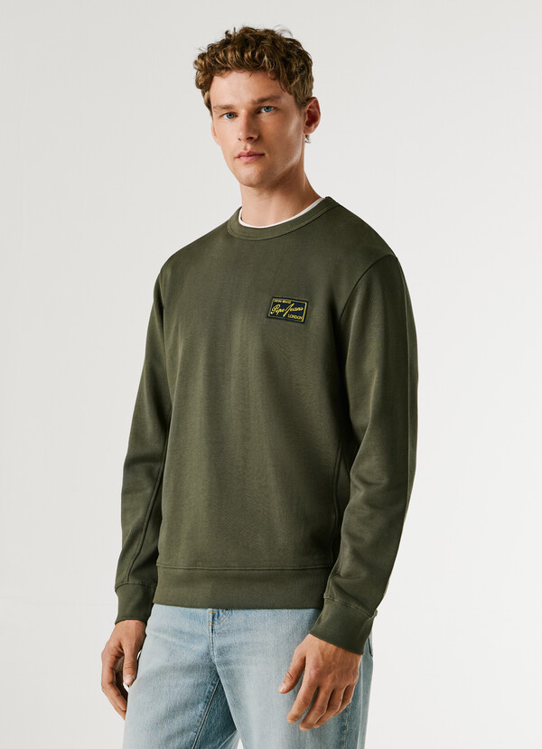 CREW NECK LOGO SWEATSHIRT