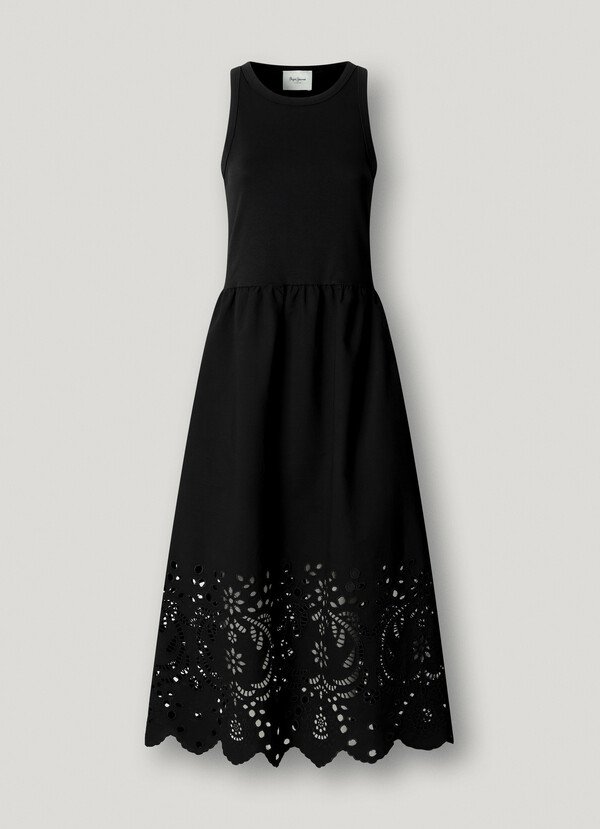OPENWORK DETAIL MAXI DRESS