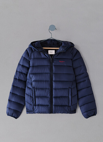 REGULAR FIT HOODED PUFFER JACKET
