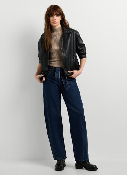 BOW - MID-RISE LOOSE FIT JEANS
