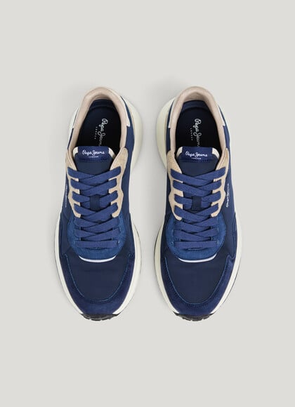 BAMPTON - TRAINERS WITH SUEDE DETAILS