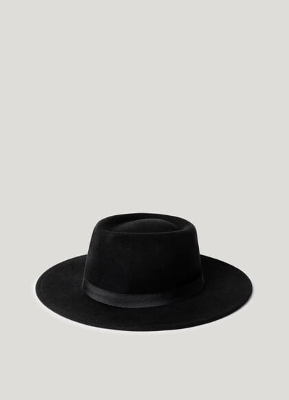 WIDE BRIM FEDORA HAT