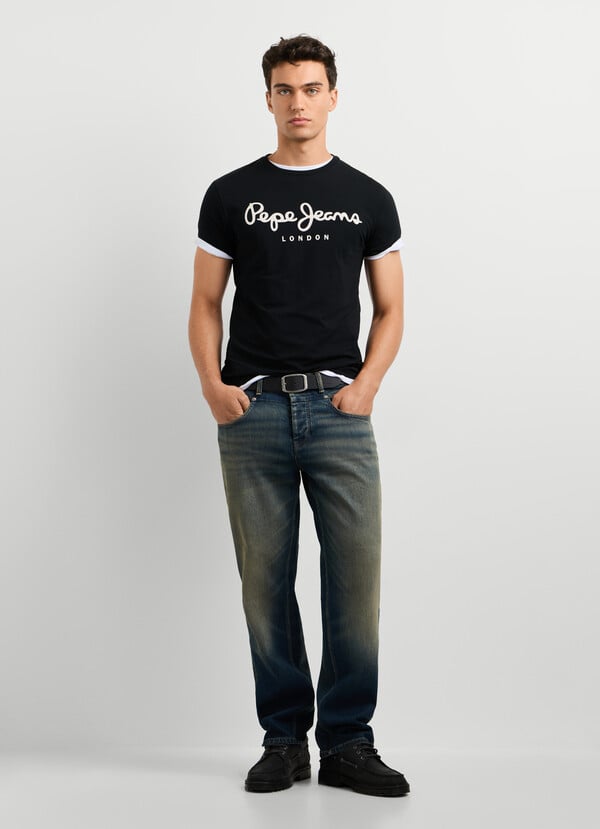SLIM FIT LOGO PRINT T-SHIRT