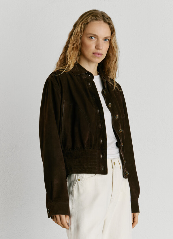 SUEDE BOMBER JACKET