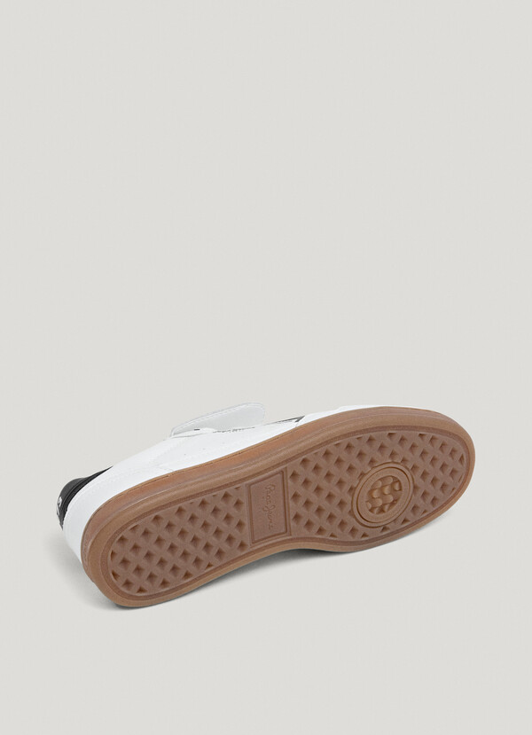 LEATHER CUPSOLE SOLE TRAINERS - BALL