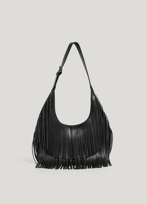 SAC DEMI-LUNE EFFET CUIR