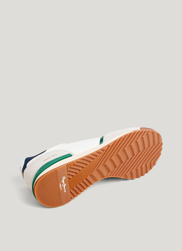 MARVIN - RETRO TRAINERS WITH SUEDE DETAILS
