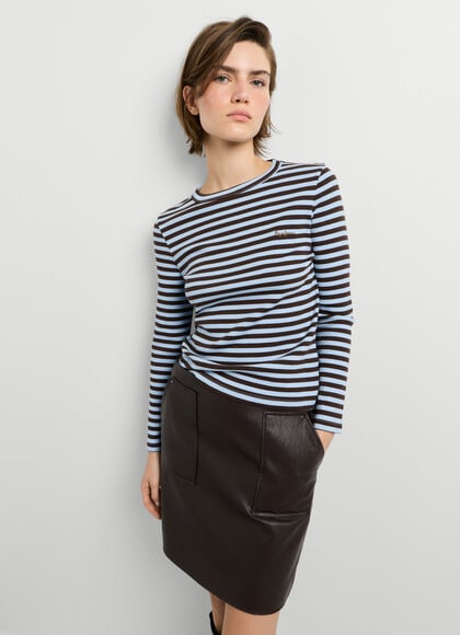 LONG SLEEVE STRIPED T-SHIRT