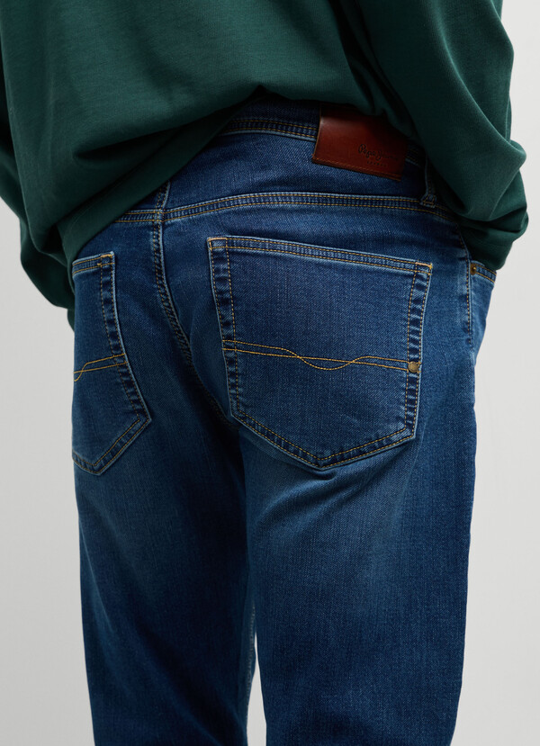 TRACK - SLIM FIT MID-RISE JEANS