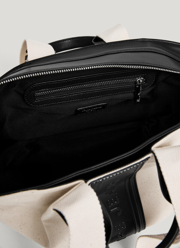 SHOPPER BAG WITH EMBOSSED LOGO