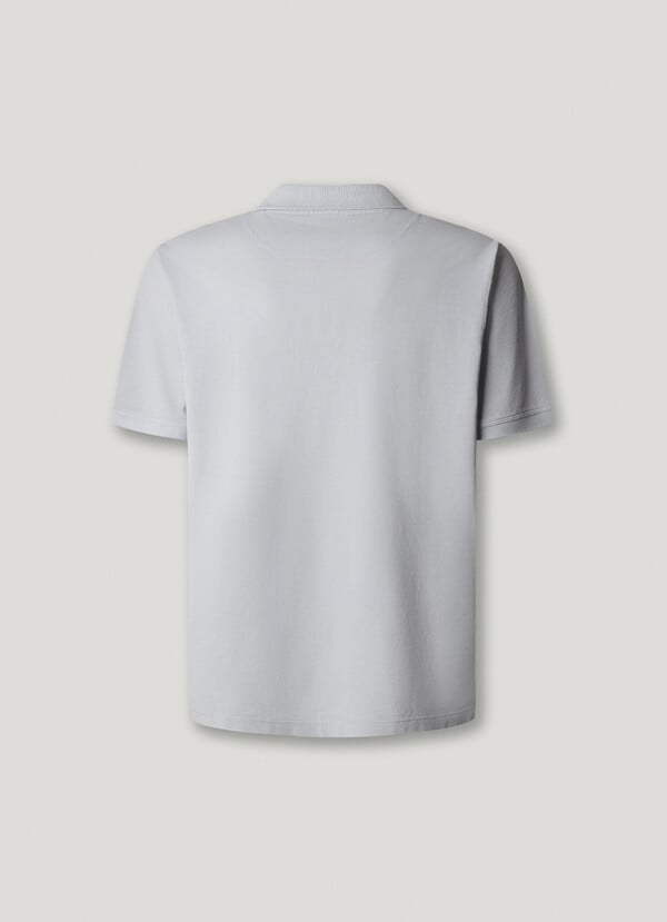 GARMENT DYED PIQUE POLO SHIRT