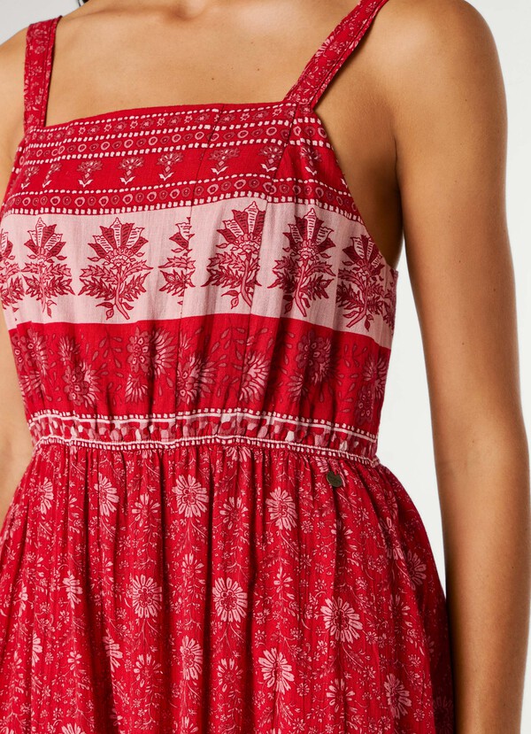 FLORAL PRINT MAXI DRESS