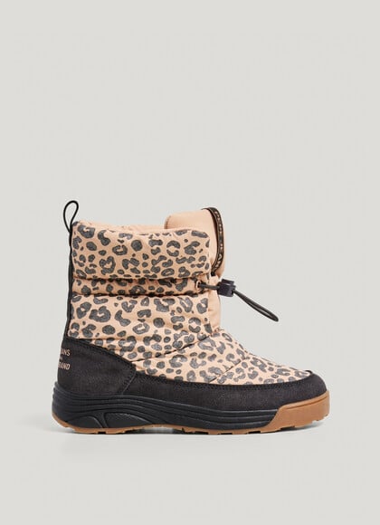 ANIMAL PRINT APRES-SKI BOOTS