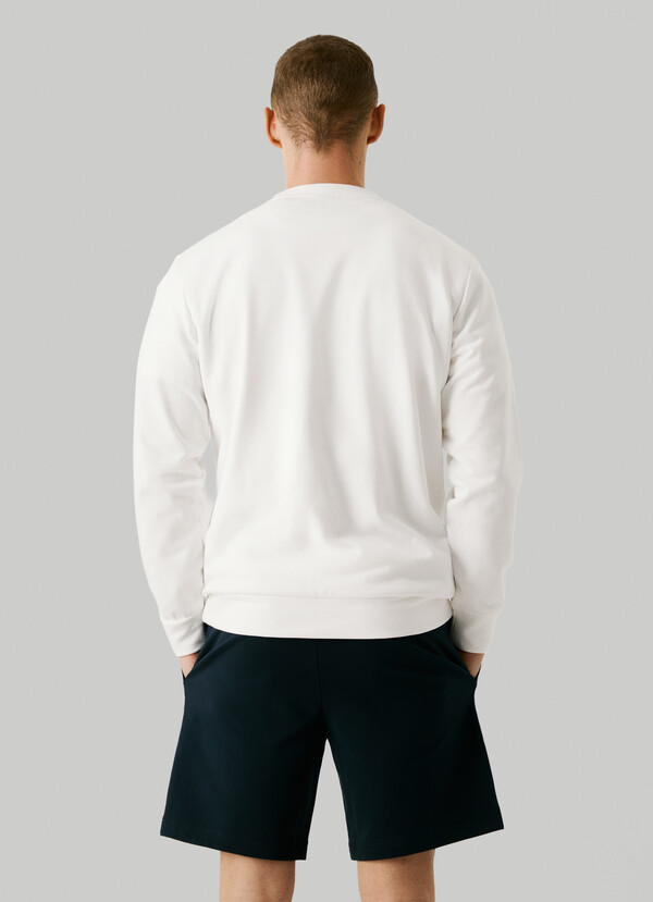 CREW NECK LOGO SWEATSHIRT