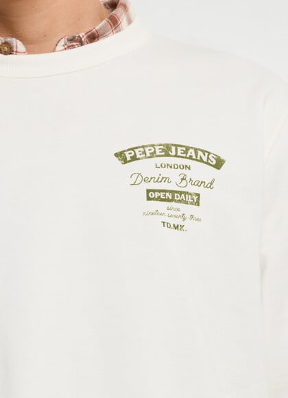REGULAR FIT CREW NECK SWEATSHIRT