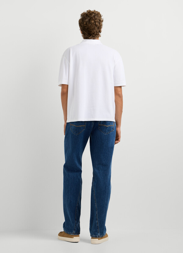 CASUAL FIT PIQU&Eacute; POLO SHIRT
