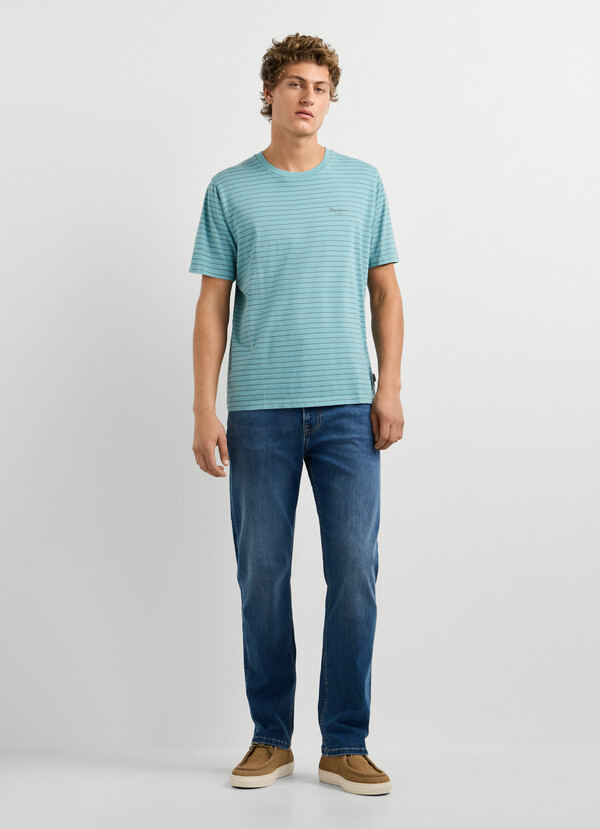 REGULAR FIT STRIPED T-SHIRT